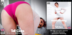 Tall Clare (49) - Masturbating MILF | Download from Files Monster