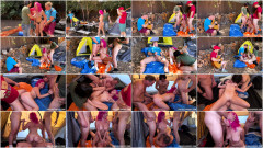 “Share Your Girlfriend” Camper Cutie Bathed in Cum | Download from Files Monster