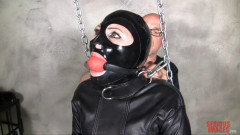 Super bondage, domination and torture for hot model in latex | Download from Files Monster